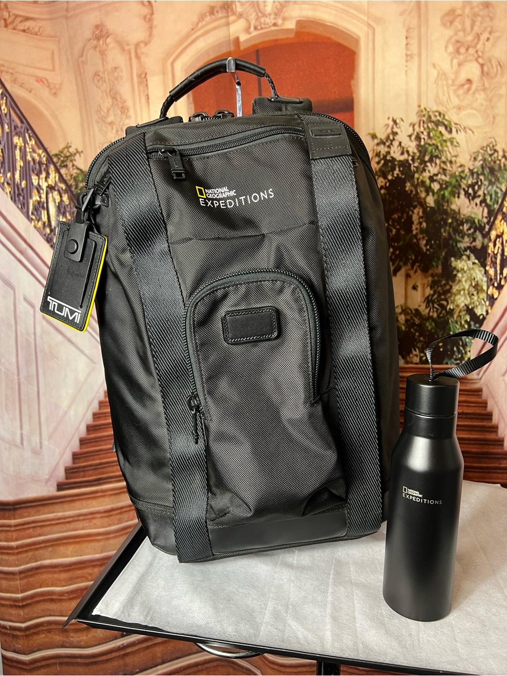 Tumi National Geographic Expeditions Edward Backpack Black Laptop Travel Outdoor